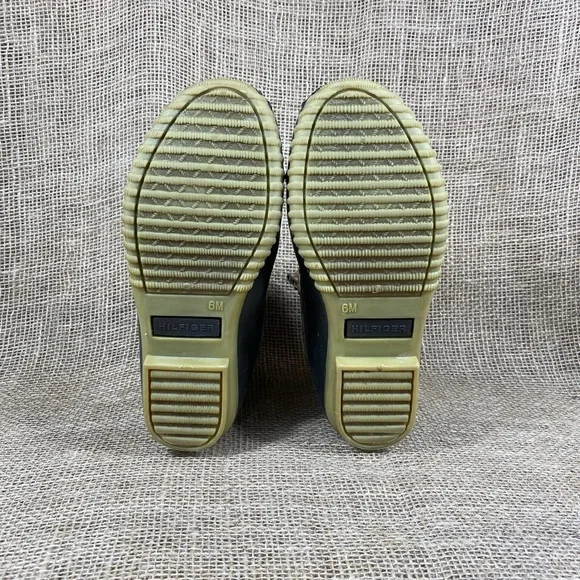 Tommy Hilfiger Boot Duck Top Sider Waterproof Green Brown Women's Size 6 - Picture 8 of 8